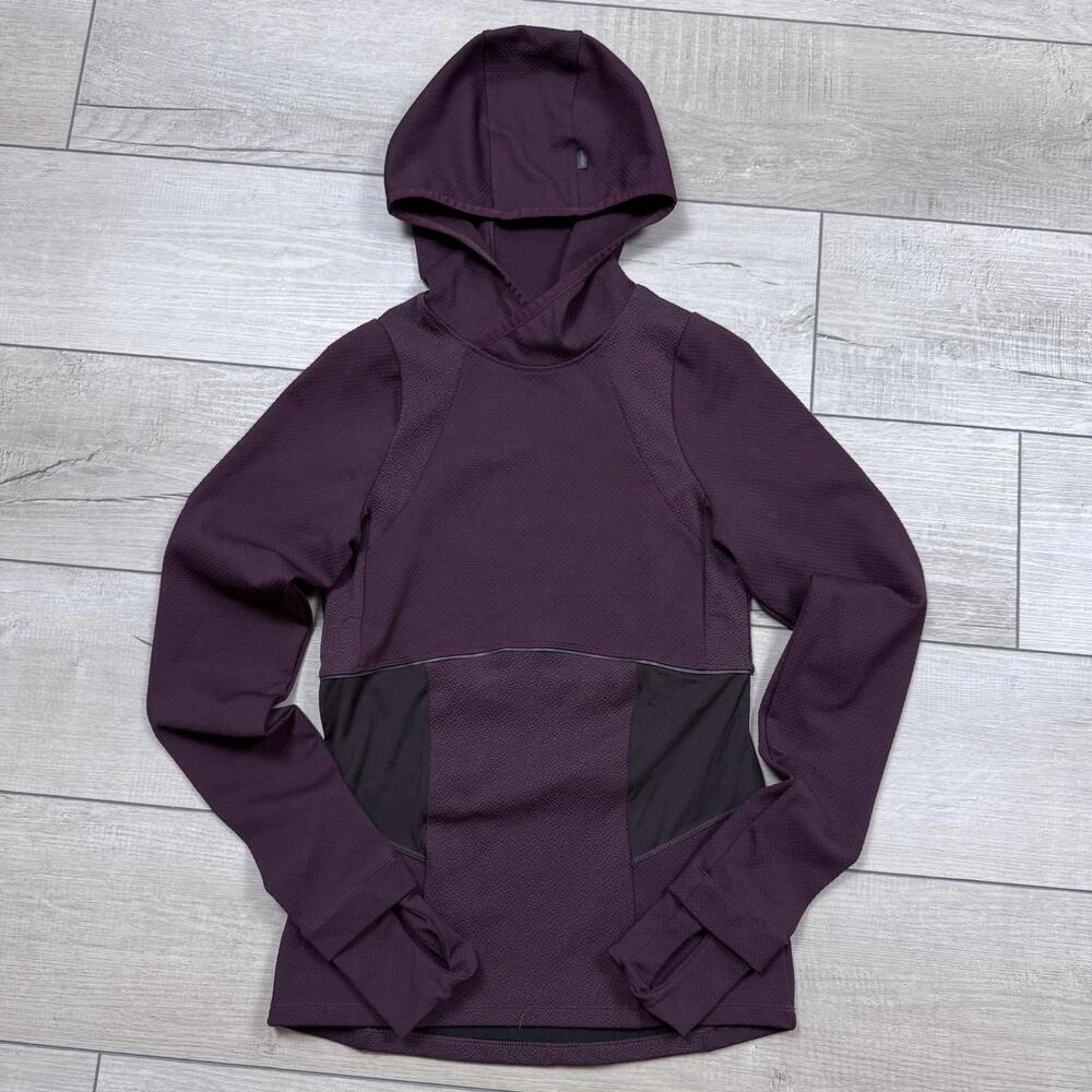 Fusionwear by ARYS Classic Core Pullover Hoodie Maroon Wmns sz S Berlin Techwear